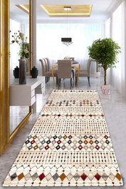 Conceptum Alfombra de Pasillo Flecha Djt Multicolor 80 x 150 cm